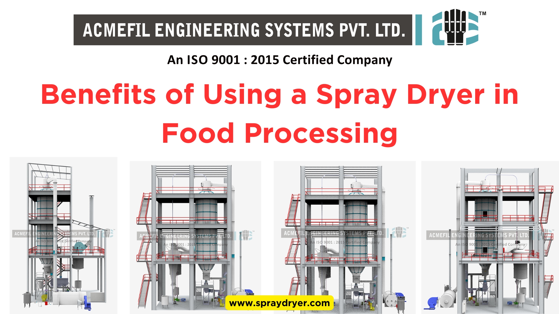 Benefits of Using a Spray Dryer in Food Processing