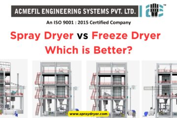 Spray dryer vs freeze dryer – which is better?