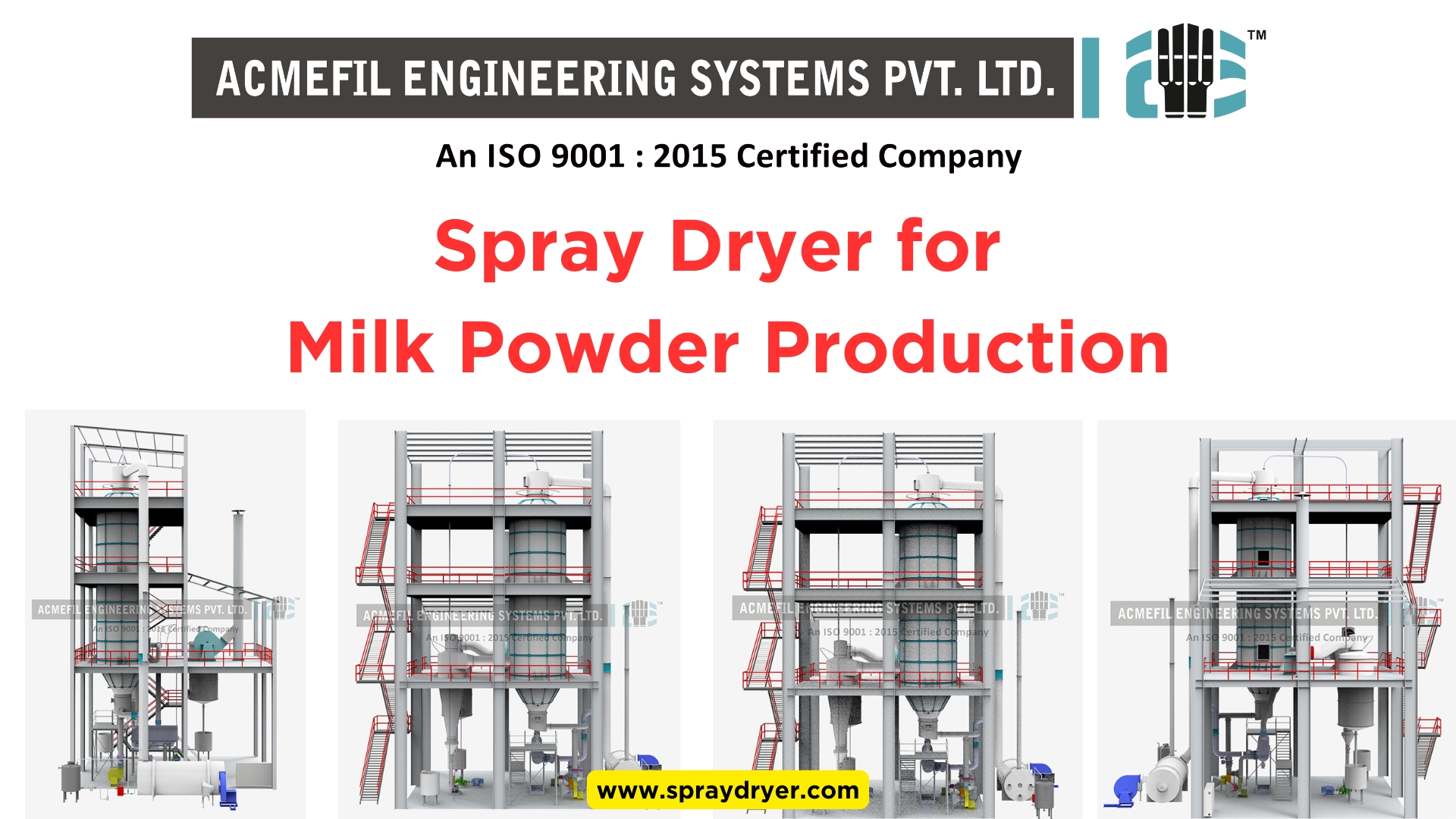 Spray Dryer for Milk Powder Production