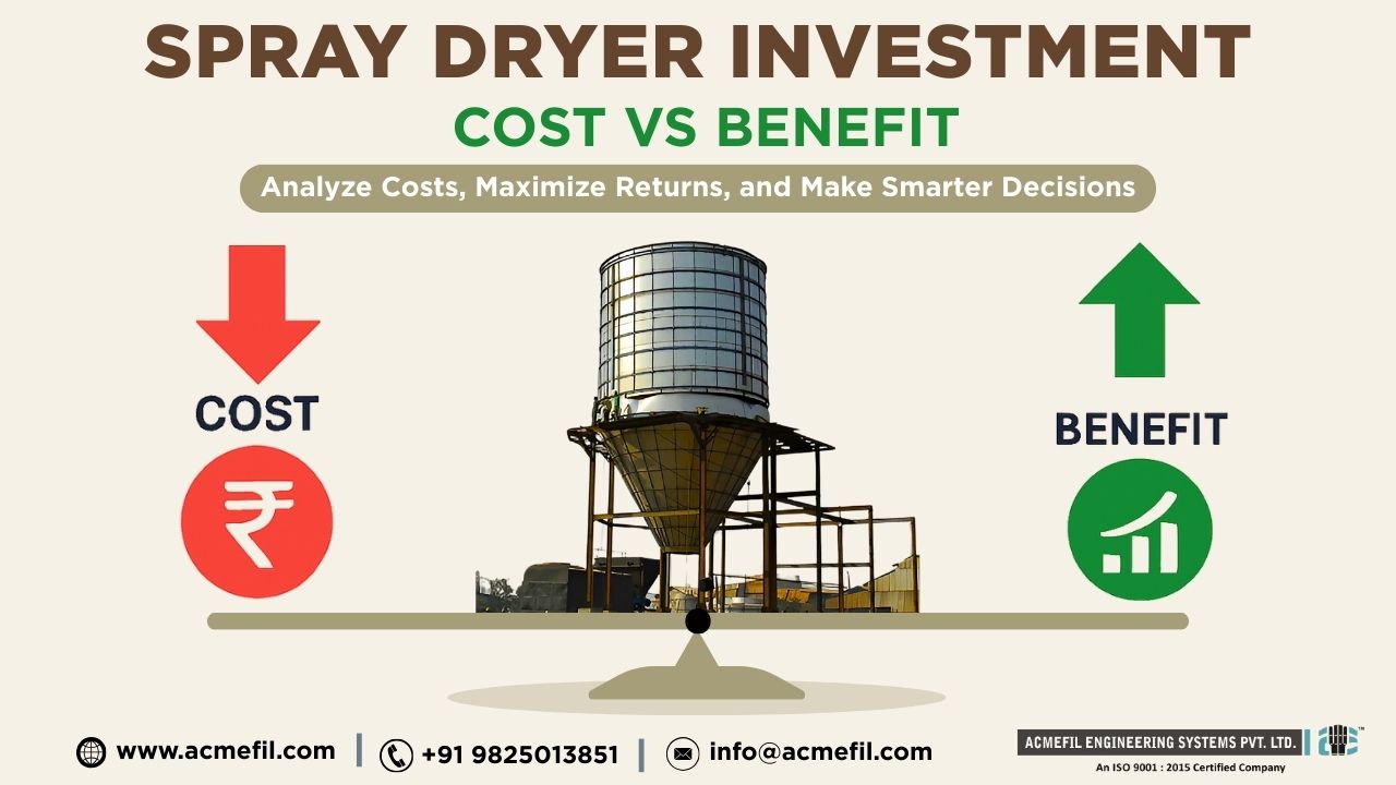 Cost-Benefit Analysis: Investing in a Spray Dryer